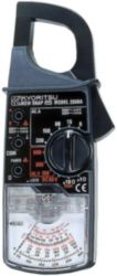 Analoge Clampmeter, 6/15/60/150/300A, bek-opening 33mm
