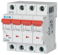 Installatie-automaat (MCB) PLSM, 10A, 4P, D-kar., 10ka