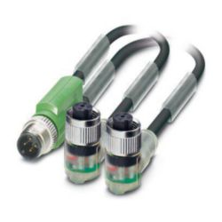 SAC-3P-M12Y/2X1,5-PUR/M12FR2LB