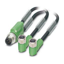 SAC-3P-M12Y/2X0,6-PUR/4P-M 8FR