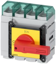 SENTRON, switch disconnector 3LD5 UL, EMERGENCY OFF switch, 4-pole, approved
