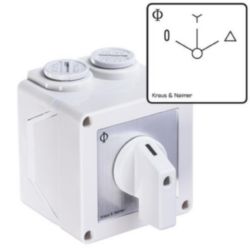 DAHLANDERSCHAK. 0-1-2 60° 5,5KW OPB IP65