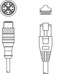 Verbindingskabel KSS ET-M12-8A-RJ45-A-P7-050