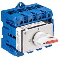 Lastscheider 4pol. 0-1 100A Verdelerinbouw Greep W/R