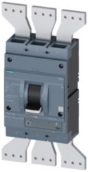 circuit breaker 3VA2 IEC Frame 1250 breaking capacity class C Icu=110 kA @ 415 V 3-pole, line protection ETU340,  ELISA LI, In=1250 A overload prot...