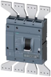 circuit breaker 3VA2 IEC Frame 1250 breaking capacity class M Icu=55 kA @ 415 V 4-pole, line protection ETU320,  LI, In=1250 A overload protection ...