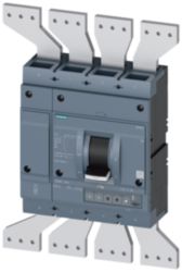 circuit breaker 3VA2 IEC Frame 1250 breaking capacity class H Icu=85 kA @ 415 V 4-pole, line protection ETU330,  LIG, In=1250 A overload protection...