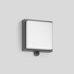 Wandarmatuur met PIR-sensor, voor binnen- en buiten, Grafiet 3000 K