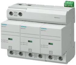 Lightning arrester type 1, requirement class B, UC 350 V protective modules, plug-in