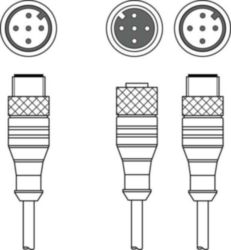 Verbindingskabel K-YCN M12A-M12A-S-PUR