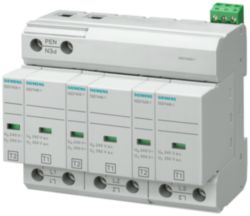 Combination surge arrester type 1+2 requirement class B+C, UC 350 V protective modules, plug-in