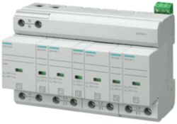 Combination surge arrester type 1+2 requirement class B+C, UC 350 V protective modules, plug-in