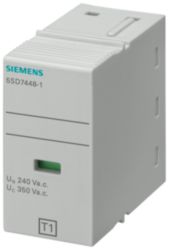 Plug-in part type 1 L-N requirement class B, UC 350 V 1-pole for combination surge arrester
