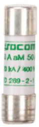 Cylindrical fuse aM type 2A 500Vac size 10x38