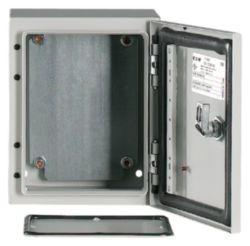 Wall enclosure, +mounting plate, HxWxD=250x200x150mm