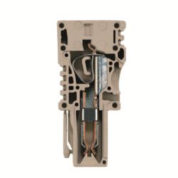 Plug (terminal), Tension-clamp connection, 4 mm², 800 V, 32 A, Number