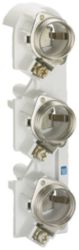 SR60 base DIAZED DII 3-pole 500 V AC/DC for screw adapter for 5/10 mm