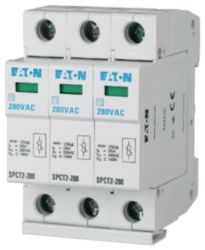 Plug-in surge arresters, 3p, 385VAC, 3x20kA