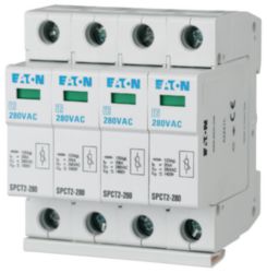 Plug-in surge arresters, 4p, 280VAC, 4x20kA