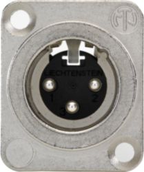 mannelijke XLR-connector voor XLR- of JACK-aansluiting