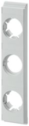 Touch protection cover ISO for bus-mounting fuse base 3-pole
