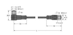 Actuator- en sensorkabel / PP-EPDM, verbindingsleiding