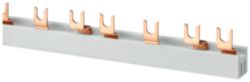 Three-phase busbar, fork-type terminal design, 1000 mm NEOZED fuse base