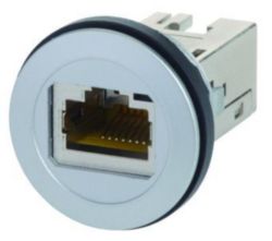 Service interfaces, RJ45, Fully shielded, 360° shielding contact