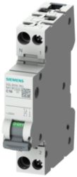 Miniature circuit breaker 230V 4.5kA, 1+N-pole/1MW, N on left C13