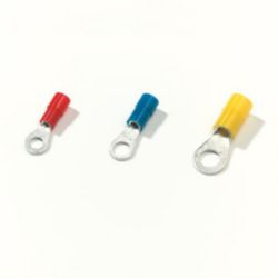 Nylon Geïsoleerde Ring Terminal, Kabelomvang 4,0-6,0mm2, Boutgat M4