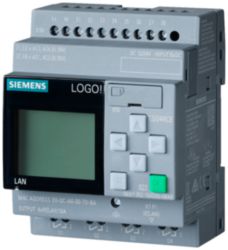 LOGO! 12/24RCE, logic module, disp PS/I/O: 12/24VDC/relay, 8 DI (4AI)/