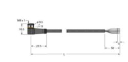 Actuator- en sensorkabel / PVC, Aansluitkabel