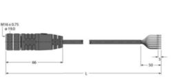 Actuator- en sensorkabel, Aansluitkabel