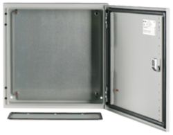 Wall enclosure, +mounting plate, HxWxD=400x400x150mm