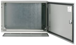Wall enclosure, +mounting plate, HxWxD=400x600x200mm