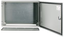 Wall enclosure, +mounting plate, HxWxD=400x600x250mm