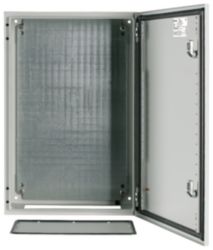 Wall enclosure, +mounting plate, HxWxD=600x400x200mm