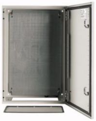 Wall enclosure, +mounting plate, HxWxD=600x400x250mm