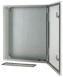 Wall enclosure, +mounting plate, HxWxD=600x500x150mm