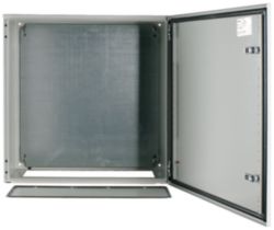 Wall enclosure, +mounting plate, HxWxD=600x600x300mm