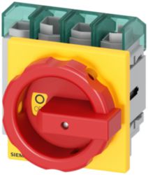 SENTRON, switch disconnector 3LD5 UL, EMERGENCY OFF switch, 4-pole, approved