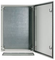 Wall enclosure, +mounting plate, HxWxD=700x500x200mm