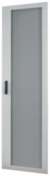 Deur BPM-O, IP55, transparant venster voor kast BxH=600x1760, zwenkhevelgreep, wit, staal