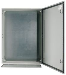 Wall enclosure, +mounting plate, HxWxD=800x600x200mm