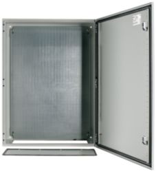 Wall enclosure, +mounting plate, HxWxD=800x600x250mm