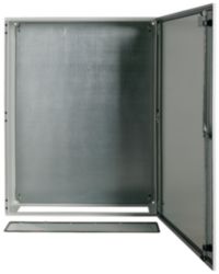 Wall enclosure, +mounting plate, HxWxD=1000x800x250mm