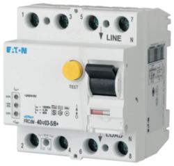 Aardlekschakelaar digitaal (RCCB) FRCDM, 40A, 4P, 300mA, 10kA, S/B+ ty