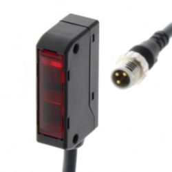 Photoelectric sensor, limited reflective, compact square, 20 to 35mm r