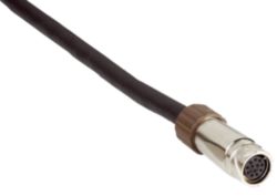 CONECTOR-H Ø12-12P.RECTO + CABLE 10 MT.