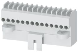 Manual connector for secondary disconnect terminal (AUX) with screw terminals (SIGUT)
